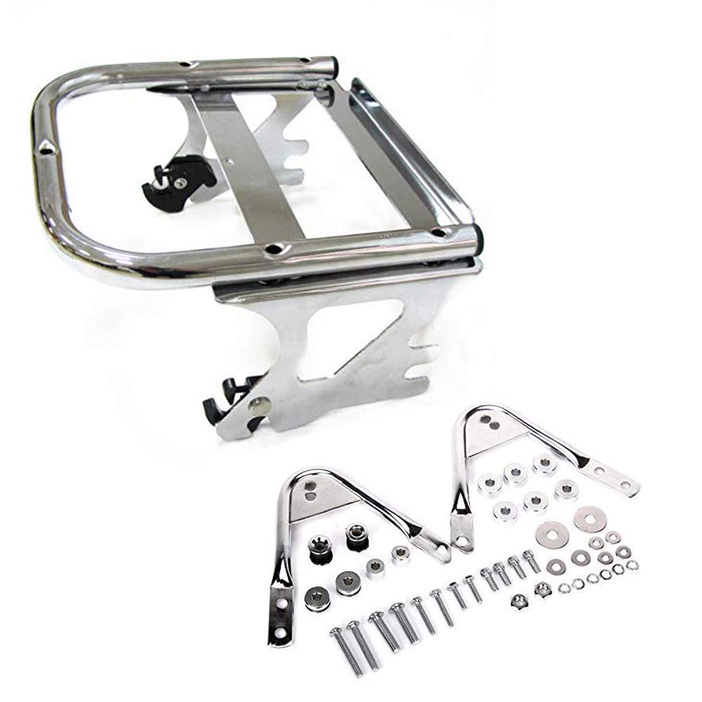 ECOTRIC 97-08 Detachable Two-up Tour Pack Mounting Luggage Rack W/Docking Hardware Kit