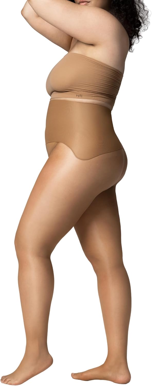 NOOSH PLAY Glossy Seamless Tights | Sleek Finish with Soft, Flexible Fit