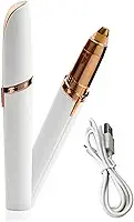Depilador elétrico Facial para Sobrancelha, Buço e Nariz, caneta remove pelos, Portátil Recarregável USB, Eficácia Profissional
