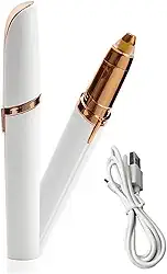 Depilador elétrico Facial para Sobrancelha, Buço e Nariz, caneta remove pelos, Portátil Recarregável USB, Eficácia Profissional