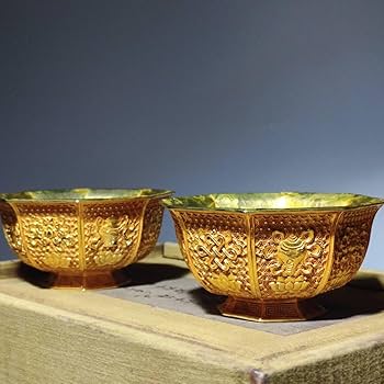 Amazon.co.jp: 6631N&B 中国骨董 人間国宝 清乾隆帝母に献寿珍宝八角八