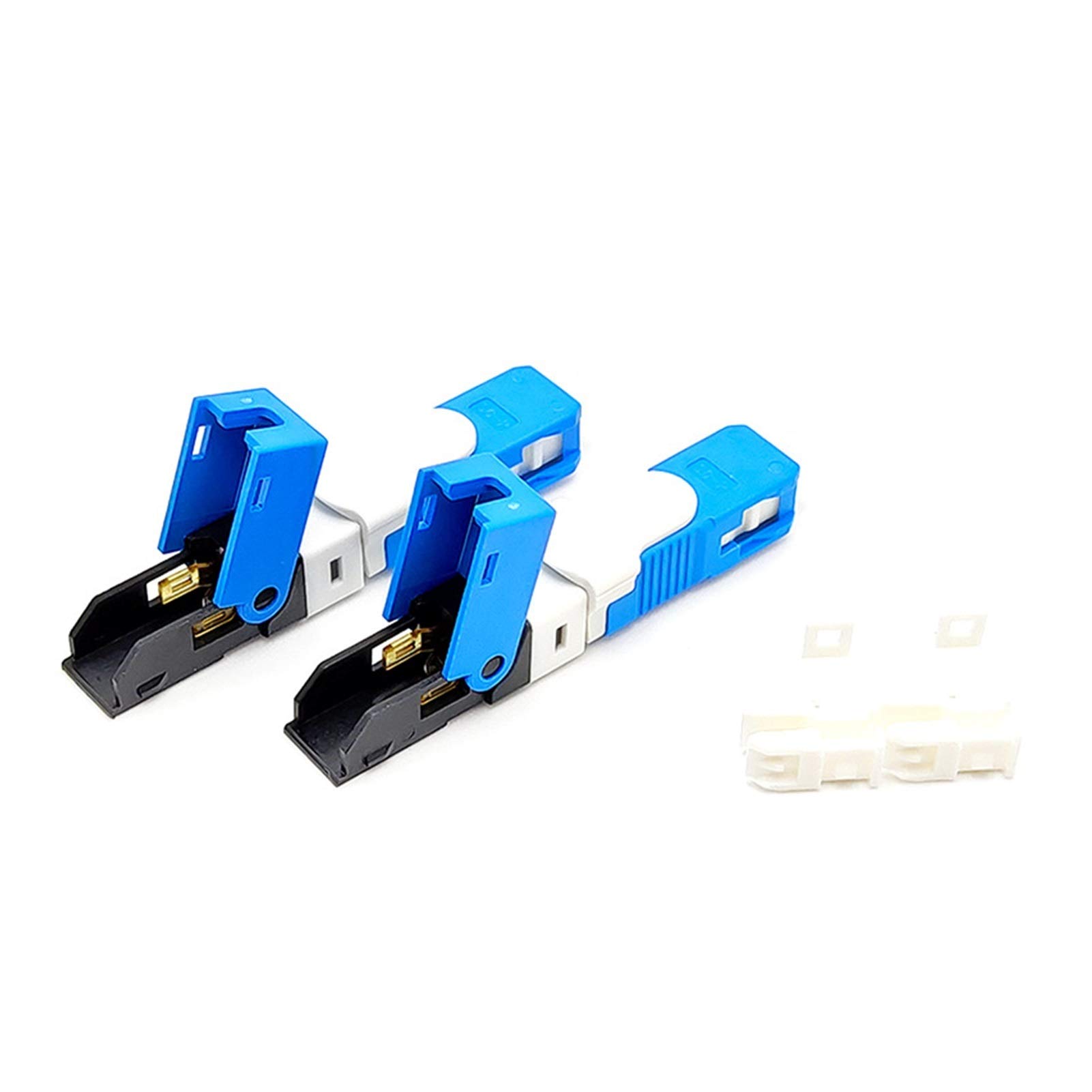 Connecteurs de connecteur Rapide Composants de câble à Fibre Optique Fibre Mono-Mode SC Connecteur de Fibre Optique Connecteur Optique de connecteur Optique (Color : 50pcs UPC)