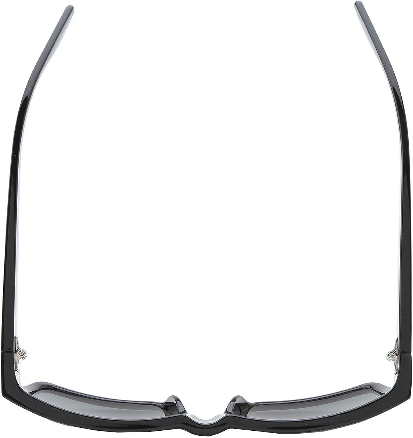 Miniatura 5 de SPY Lentes de sol Optic Cyrus color negro brillante con adhesivo de lente verde gris feliz