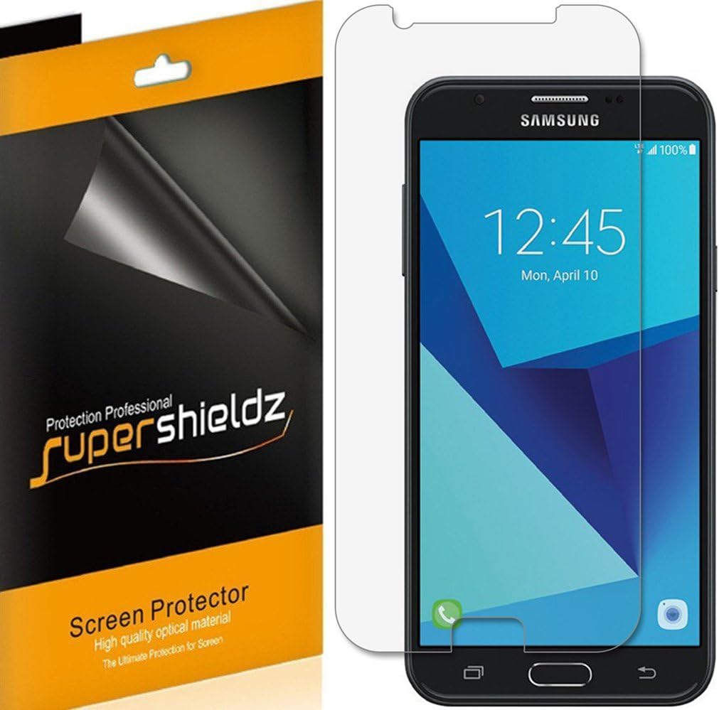 Supershieldz (6 Pack) Designed for Samsung Galaxy J7 V and Galaxy J7V (1st Gen SM-J727V) (Verizon) Screen Protector, High Definition Clear Shield (PET)