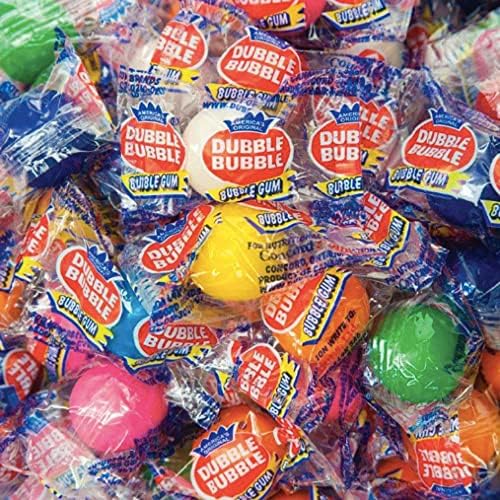 Double Bubble Dubble Bubble Original Flavor Gum - 1 Pound Individually Wrapped Bubbl Gum Chewing Bubble Gum - Foto 8