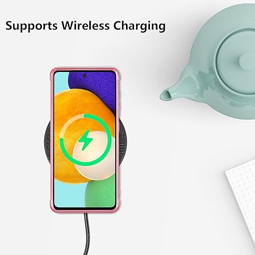 Miniatura 4 de ZTOFERA Funda Samsung Galaxy A52A52S 5G, bonito borde chapado con patrón de corazones de amor con protección para lente de cámara, funda para Galaxy