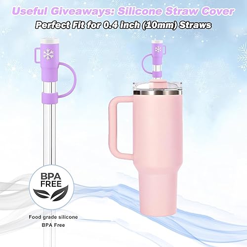 Miniatura 3 de Cuenco para aperitivos Stanley de 40 onzas con asa, bandeja reutilizable de silicona para aperitivos se adapta a Stanley Cup 1.02.0, adecuado para