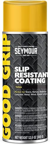 Seymour 16-089 Good Grip - Spray de revestimiento antideslizante, amarillo, 12 onzas (paquete de 1)