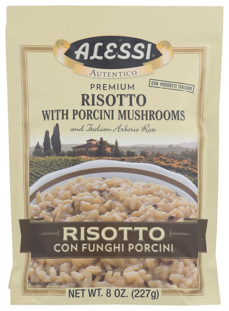 Alessi Funghi Risotto with Porcini Mushrooms - 8 oz