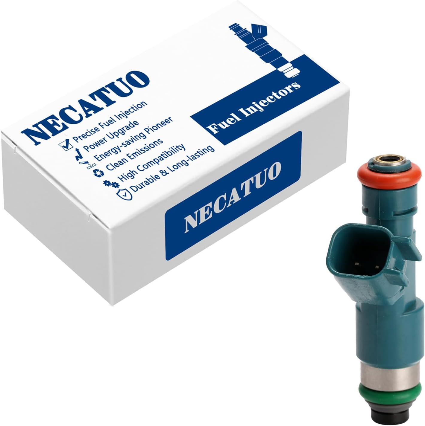 Set of 1 Fuel Injectors - Compatible with Volvo S80 V70 XC60 XC70 XC90 2007-2014 3.2L L6 - Replaces 297500-0250 30777501 FJ1066