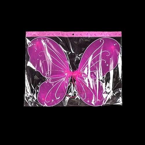 Miniatura 7 de Colle - Alas de hada de mariposa para niñas, disfraces de hada, alas brillantes de princesa para fiestas