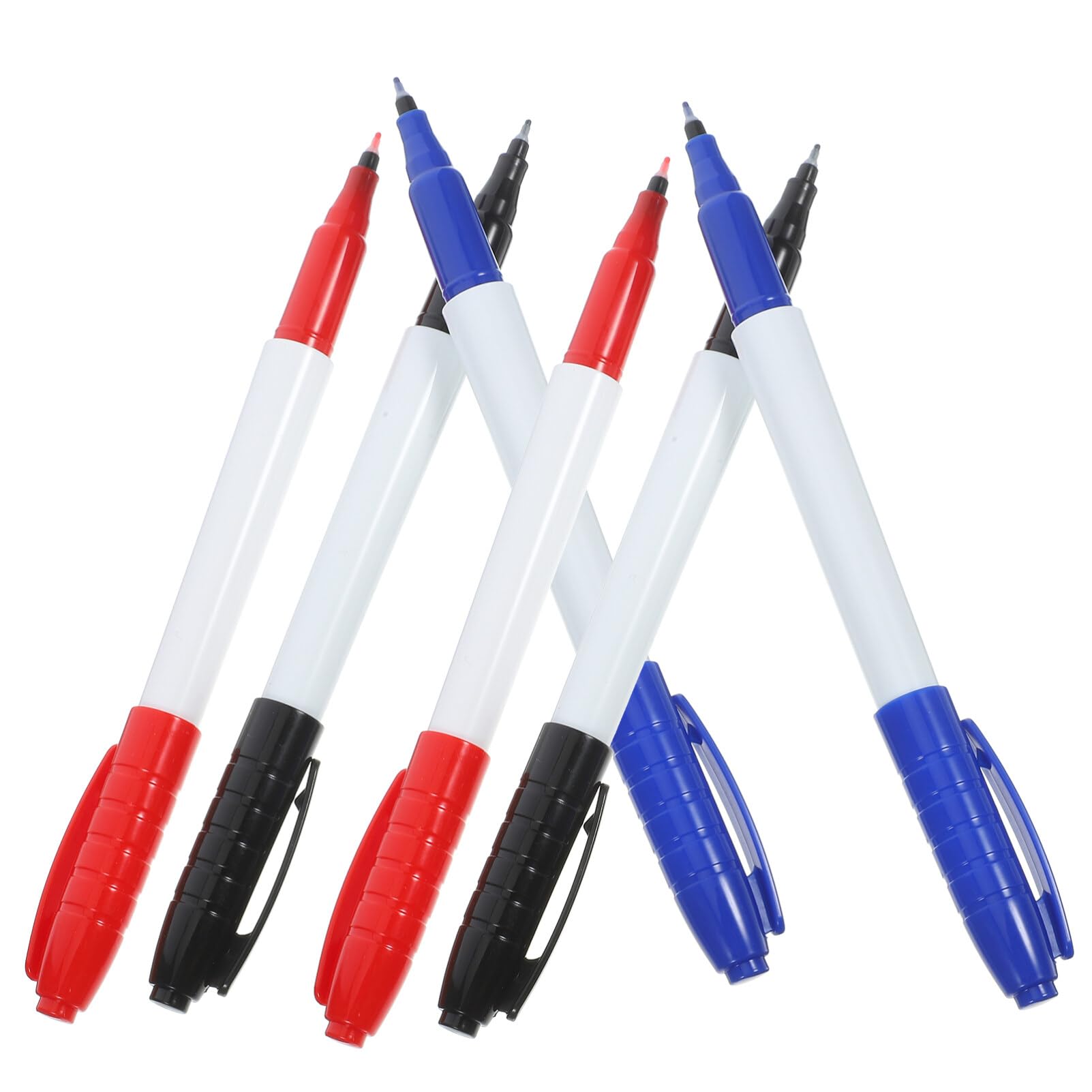6pcs Dry Erase White Board Marker 0.5mm, Fine Point Whiteboard Pens Reusable Whiteboard Marker for Mirror Glass Calendar Boards