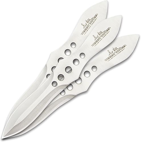 Miniatura 3 de Hibben - Juego de hacha y cuchillos de lanzamiento - Construcción de acero inoxidable 3cr13 de una pieza funda de cinturón de nailon seis lanzadores