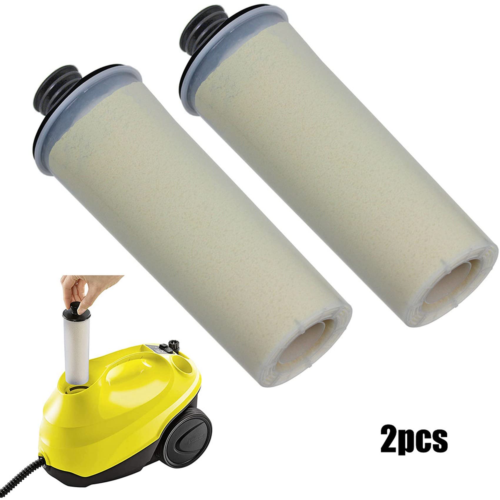 4 Stück Dampf Reiniger Kartusche Entkalkung Stift für SC3 Serie SC 3 Easyfix/SC3MX/SC3 127V BR Entkalkung Filter