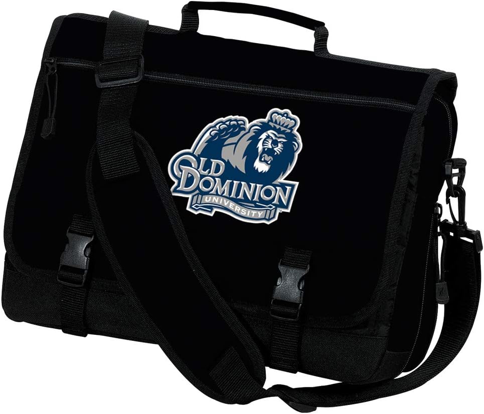 Old Dominion University Laptop Computer Bag ODU Logo Messenger Bag Briefcase