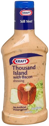 Kraft Aderezo Thousand Island con tocino de 16 onzas (paquete de 3) _AB