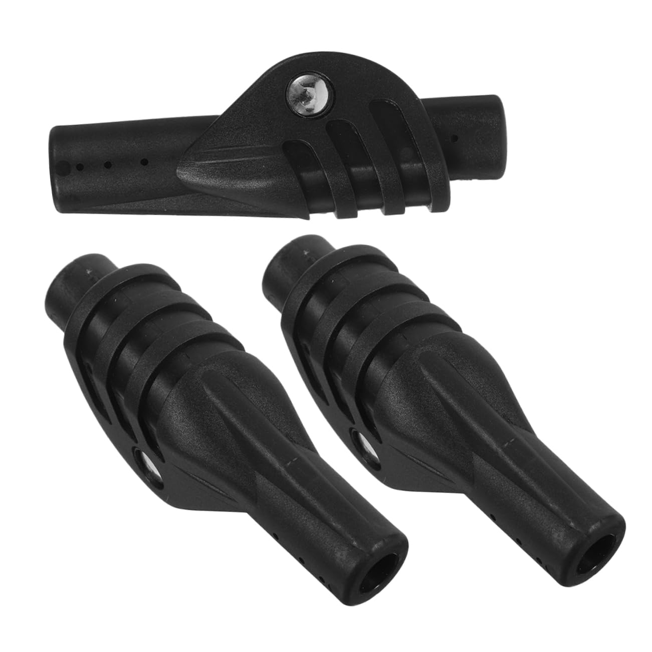 BESPORTBLE Joints De Tente Composants De La Tente Adaptateur De Tente Kit De Réparation De Tente Joint De Poteau De Tente Connecteurs De Joint De Tente Nylon Black