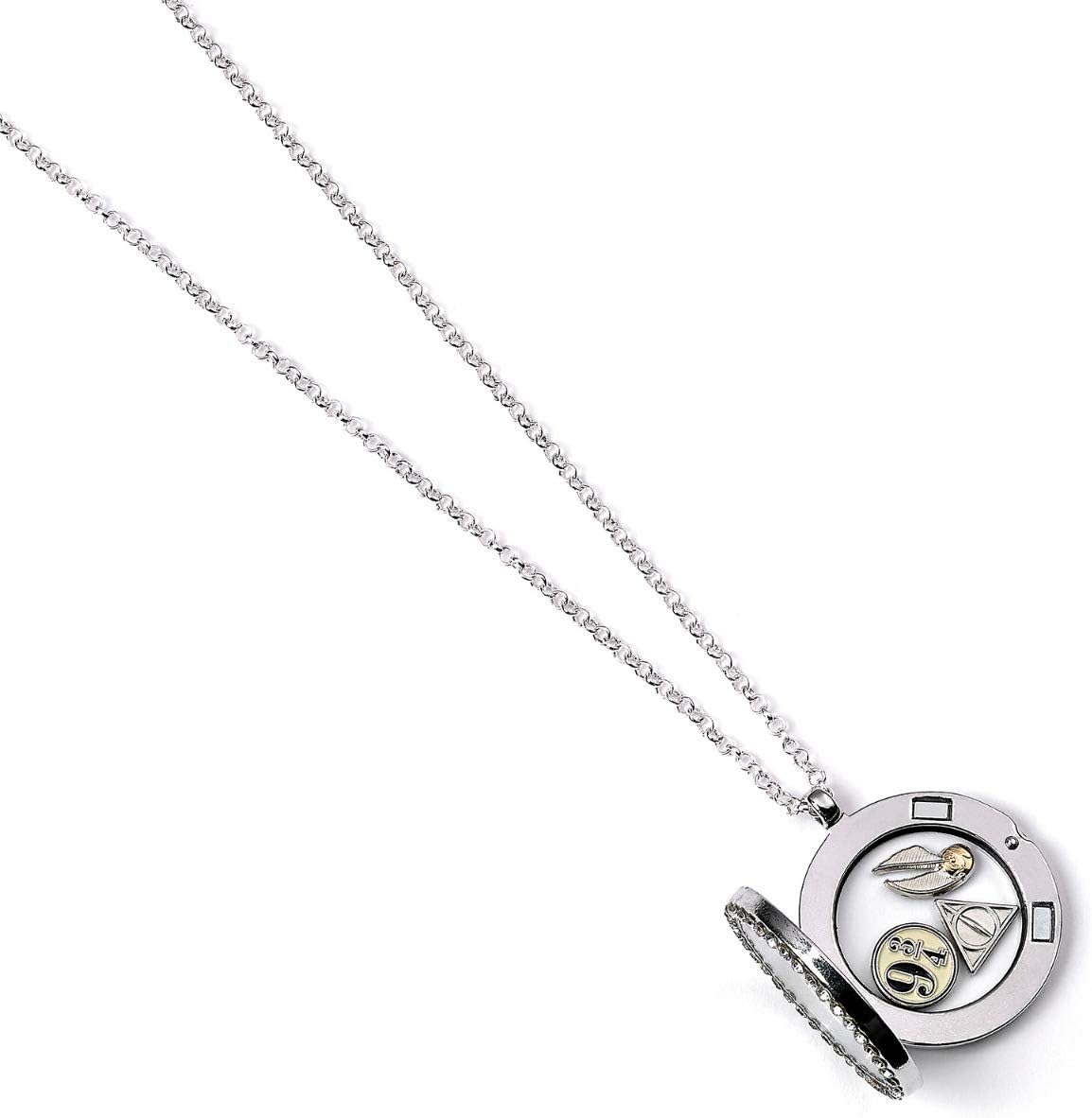 Official Harry Potter Floating Charm Locket Necklace with 3 charms WN0164