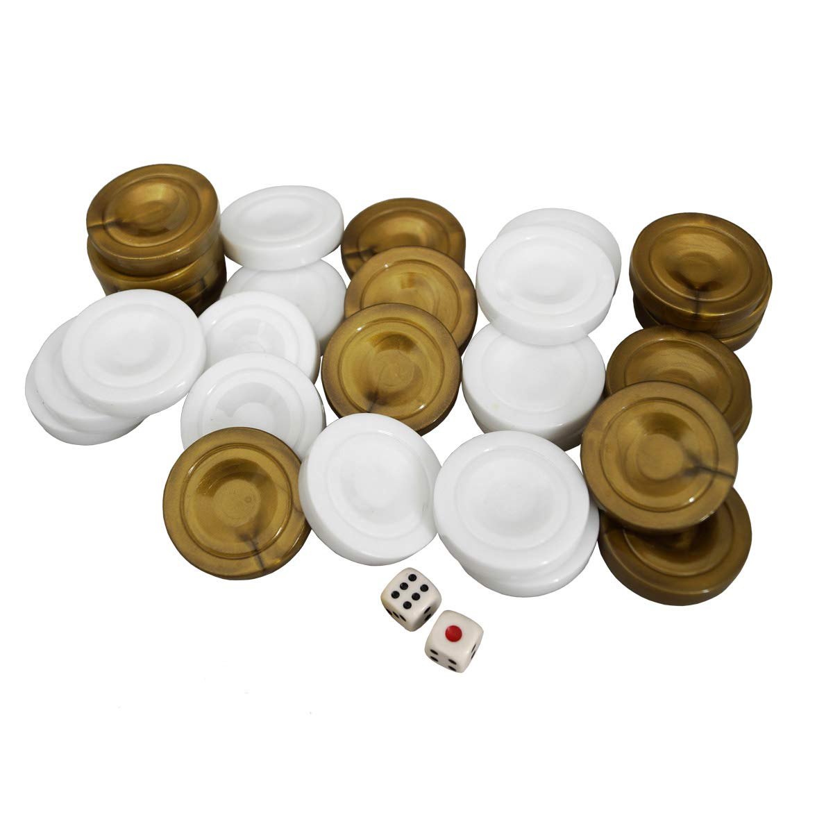 PrimoLiving Set de Lujo de Madera para Backgammon Valentine XXL - 48 x 48.7 cm