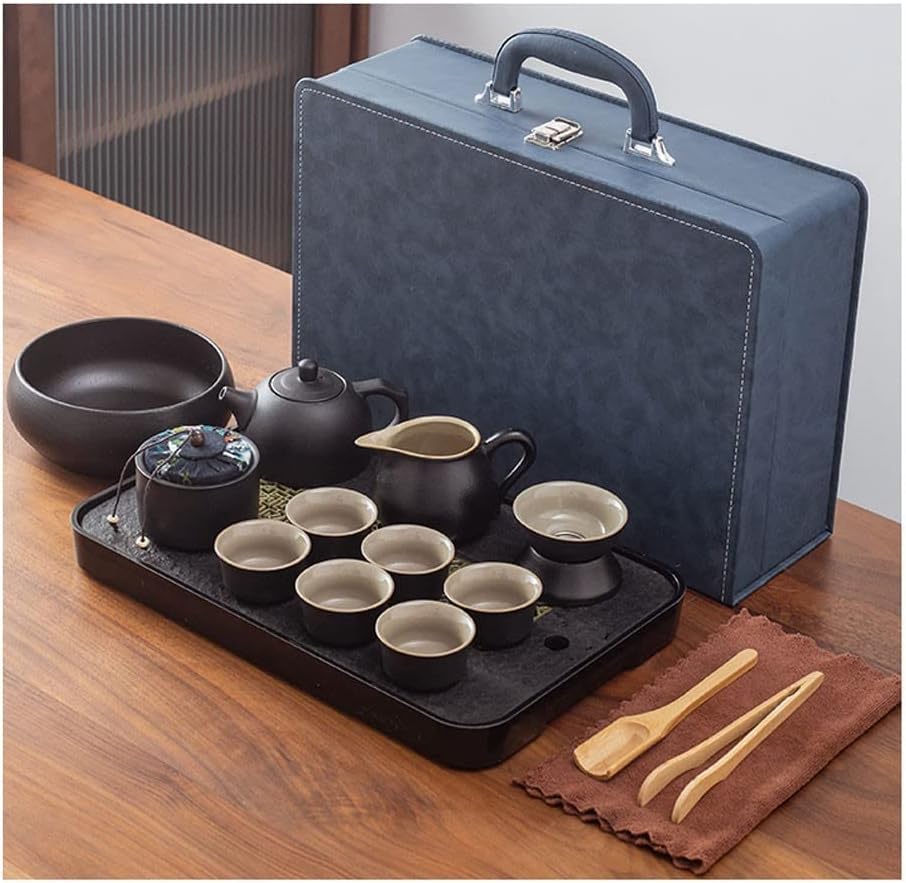 Service à thé de voyage compact pour infusion sans amertume