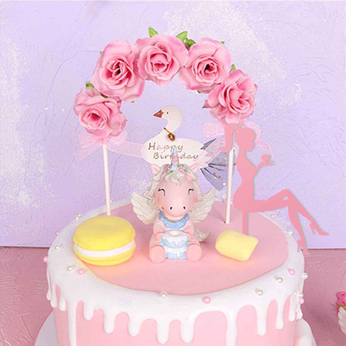 10 Topper Per Torta A Forma Di Ragazza Con Tacchi - Decorazioni Eleganti Per Compleanni, Matrimoni E Feste - Foto 7