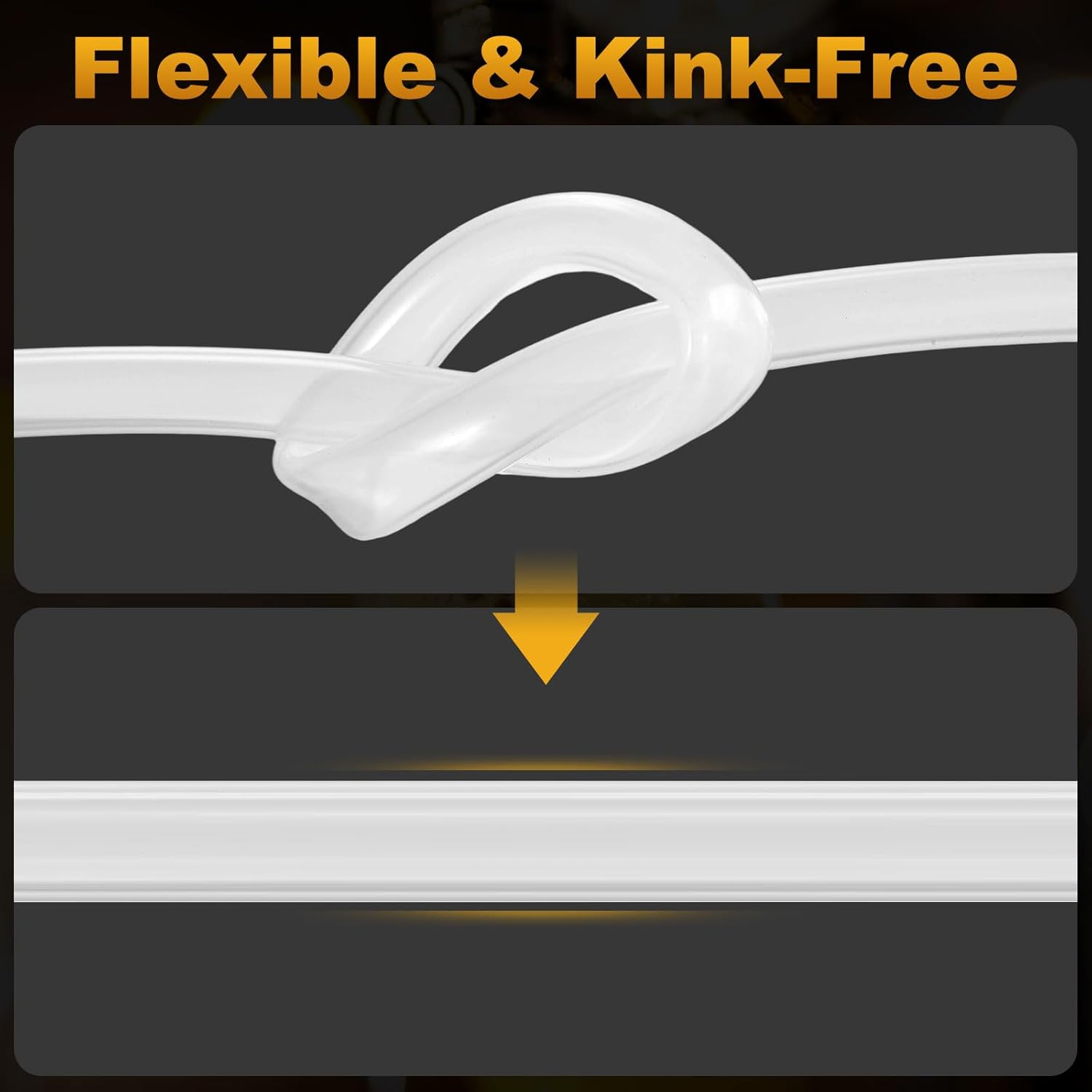 Silicone Tubing,1/2" ID x 5/8" OD Pure Food Grade Silicon Tube High Temp Hose [for Home Brewing Wine Making, Beer Line]-33ft Length/Clear