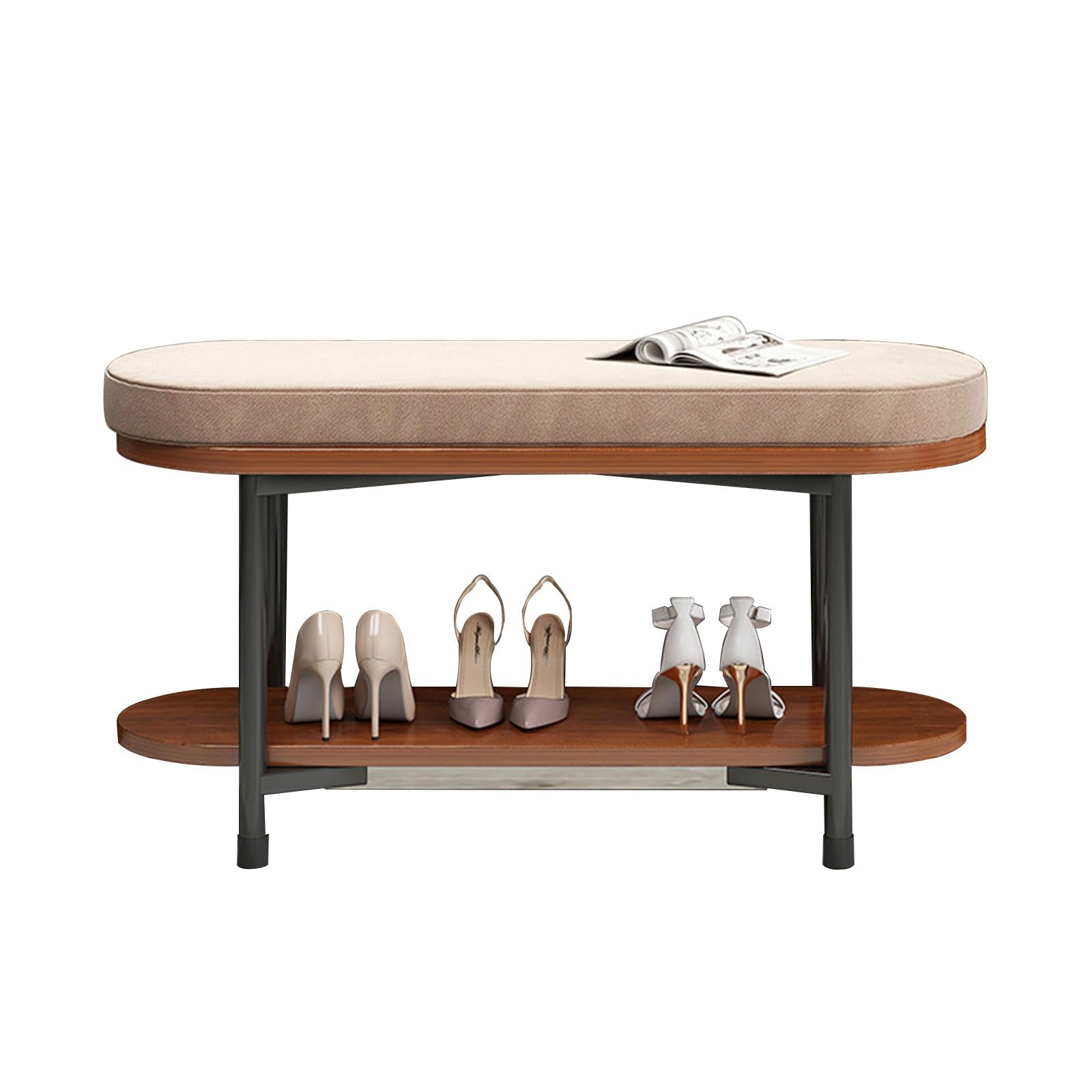 Tabouret de style crème pour une chambre cocooning ou une entrée accueillante