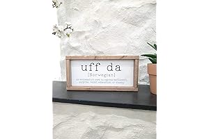Tamengi Uff Da Sign: A Piece of Norwegian Heritage for Your Home