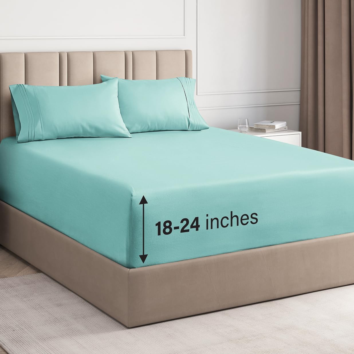 Extra Deep Pocket Sheets 4 Piece Sheet Set Queen Sheets