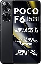 POCO F6 5G, Black (12GB, 256GB)