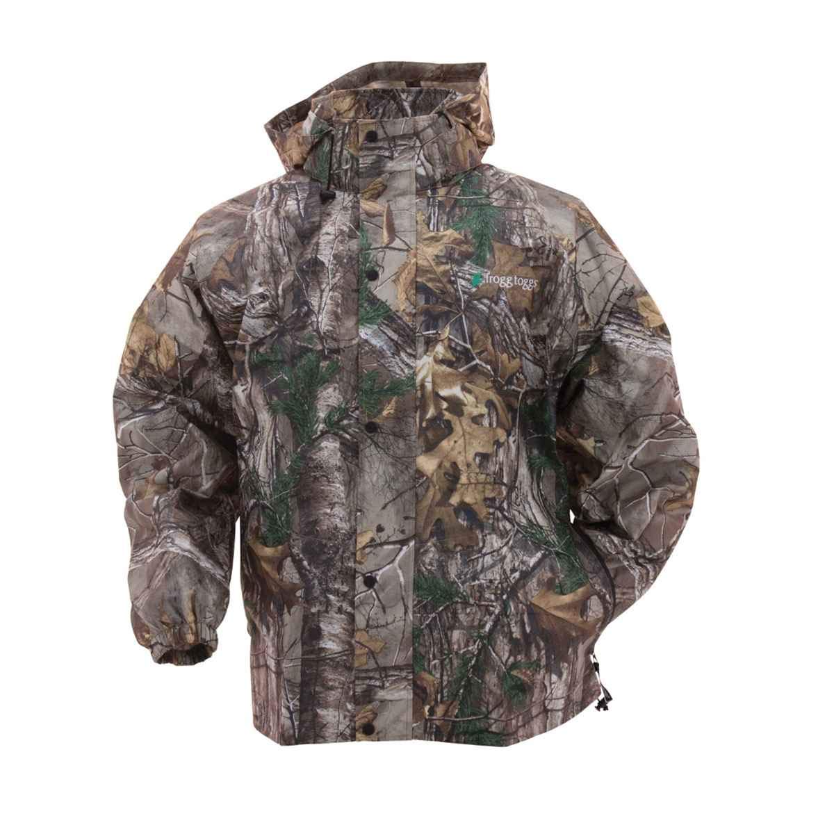 FROGG TOGGS Men's Classic Pro Action Waterproof Breathable Rain Jacket (Realtree Xtra, Small)