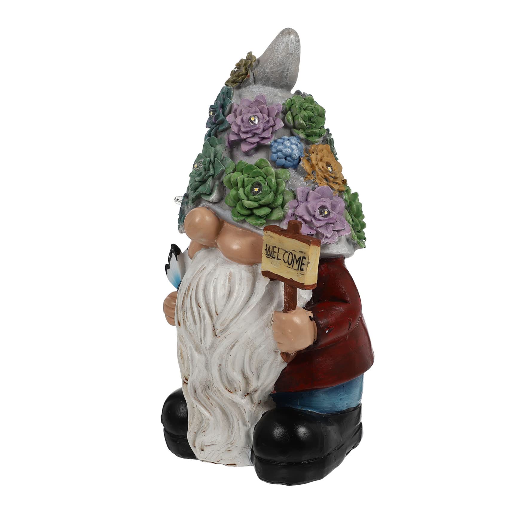 Lampe solaire gnome sans facture d'électricité à allumage automatique étanche