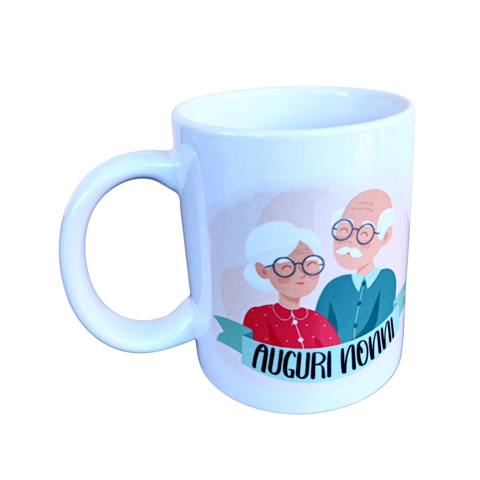 Tazza Personalizzata Nonna – Regalo Originale In Ceramica Per Festa Dei Nonni O Compleanno – 100% Made In Italy