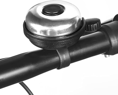 Vista 96 de Accmor Campana de bicicleta clásica, campana de bicicleta de aluminio, sonido nítido y claro para bicicleta para adultos y niños Uso de la mano