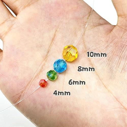 Miniatura 3 de LIMAOLLY 400 cuentas redondas de cristal de 0.157 pulgadas (0.157 in), espaciador facetado, cuentas de color AB para hacer joyas, manualidades,