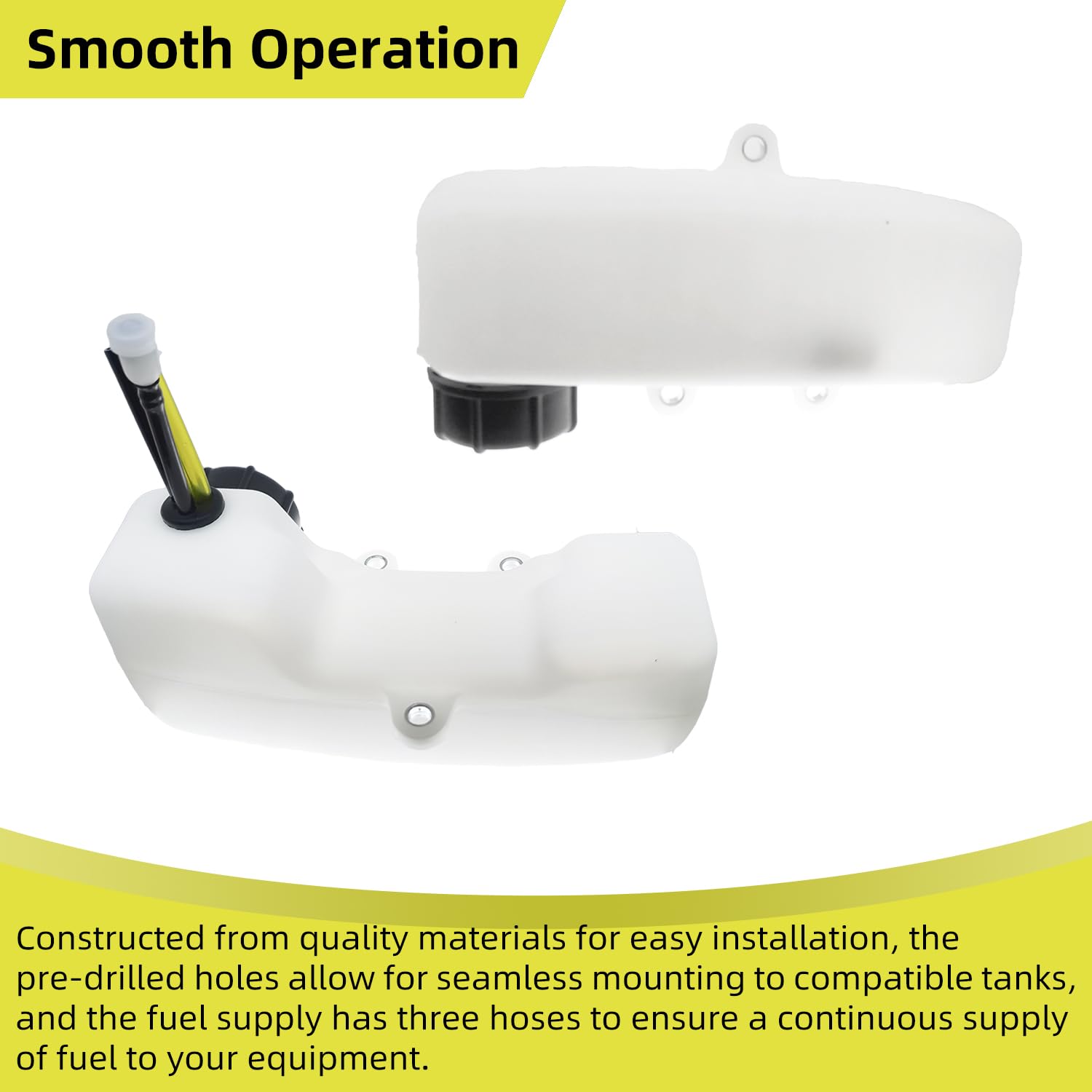 Kit réservoir de carburant A350000300 – Compatible avec les Mantis à moteurs 2 temps avec œillet à 3 trous et 3 tuyaux de carburant pour Echo Sv-5c Sv-5c/1 Tc-210