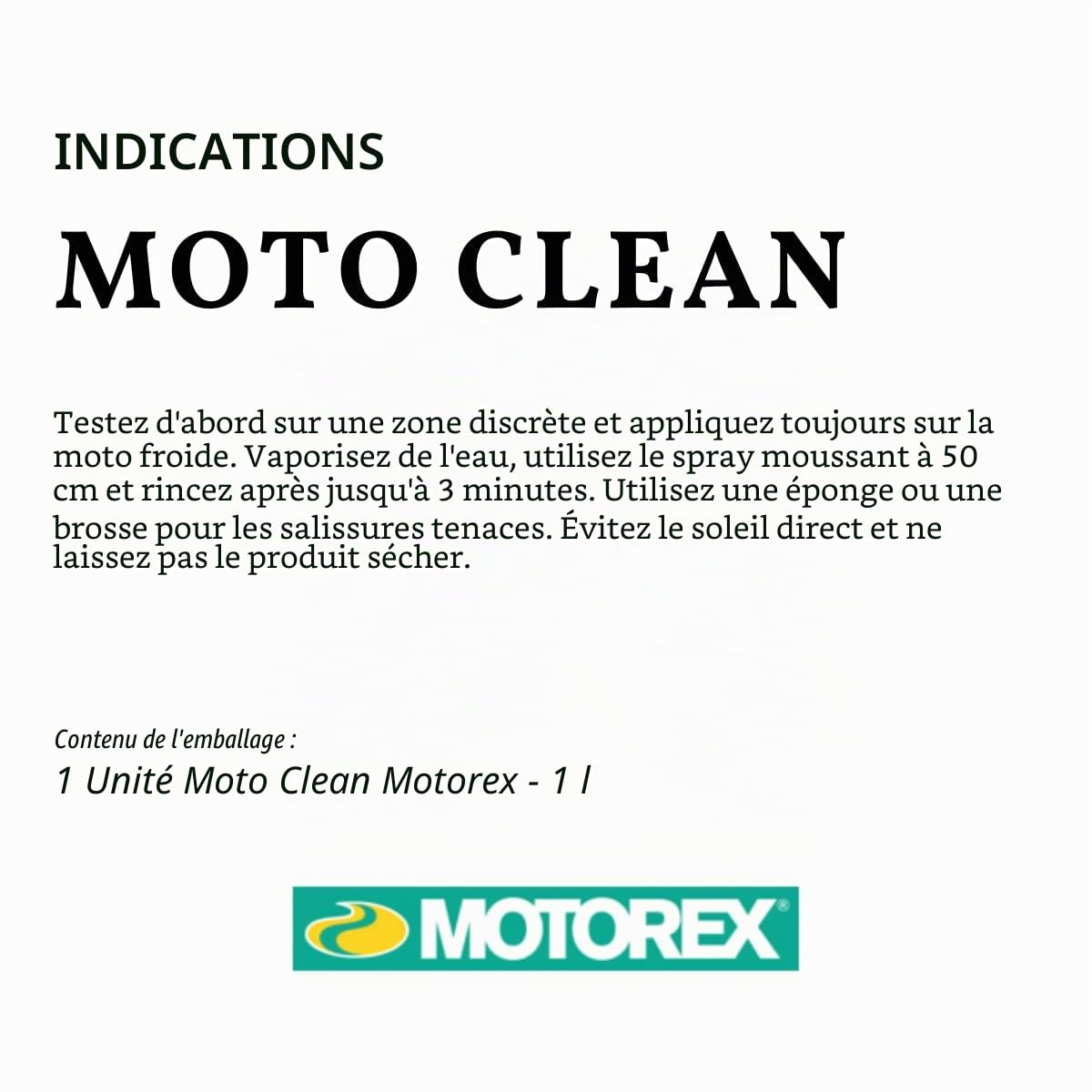 NETTOYANT MOTO MOTOREX MOTO CLEAN - 1L