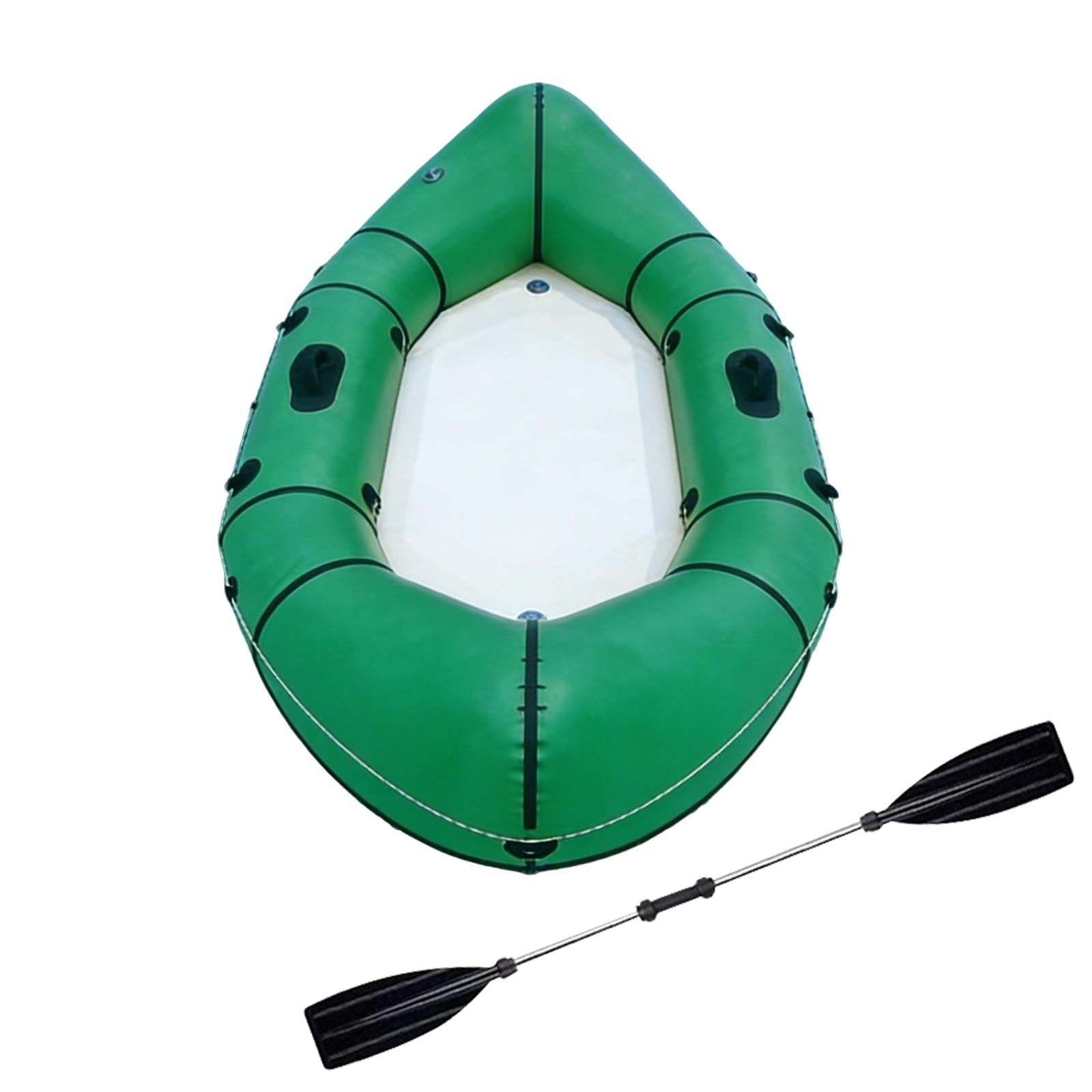 Packraft nadmuchiwany kajak – ultralekki kajak z PCW, kompaktowy, składany, do plecaka i roweru, idealny do wędkarstwa muchowego i driftingu rowerowego