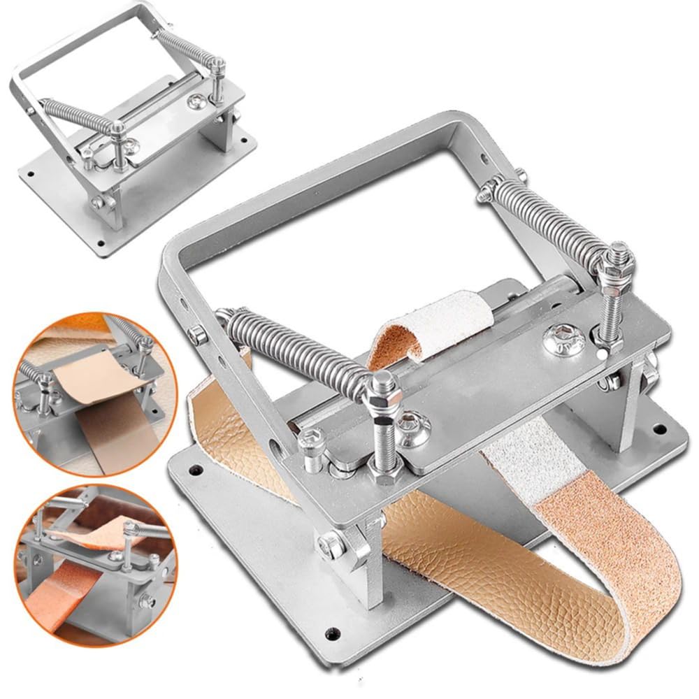 Máquina de Pala de Cuero,Cuero Craft Skiver Machine,Pala Piel Skiving máquina, Cortador manual de cuero ancho de corte: 15 cm, espesor ajustable pelador de cuero para el procesamiento de cuero
