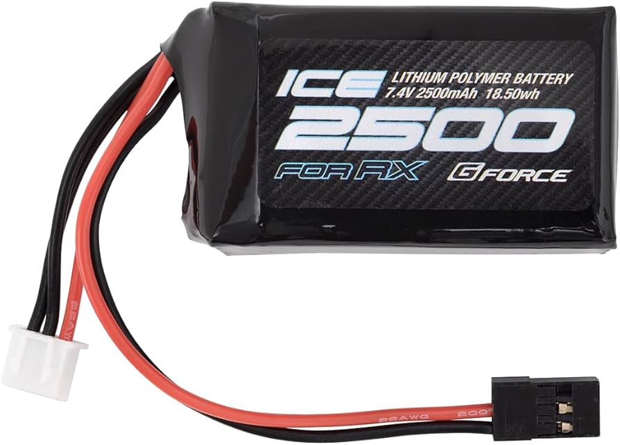 Amazon | ジーフォース ICE Lipo 7.4V 2500mAh 俵型 RCカー用