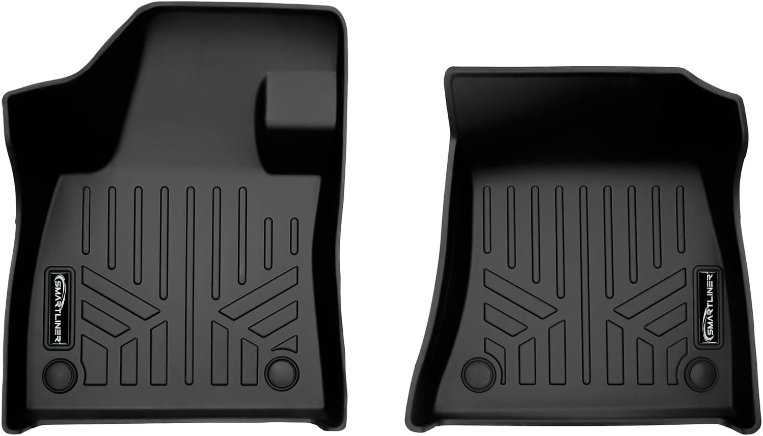 SMARTLINER Custom Fit All Weather 1st Row Black Floor Mat