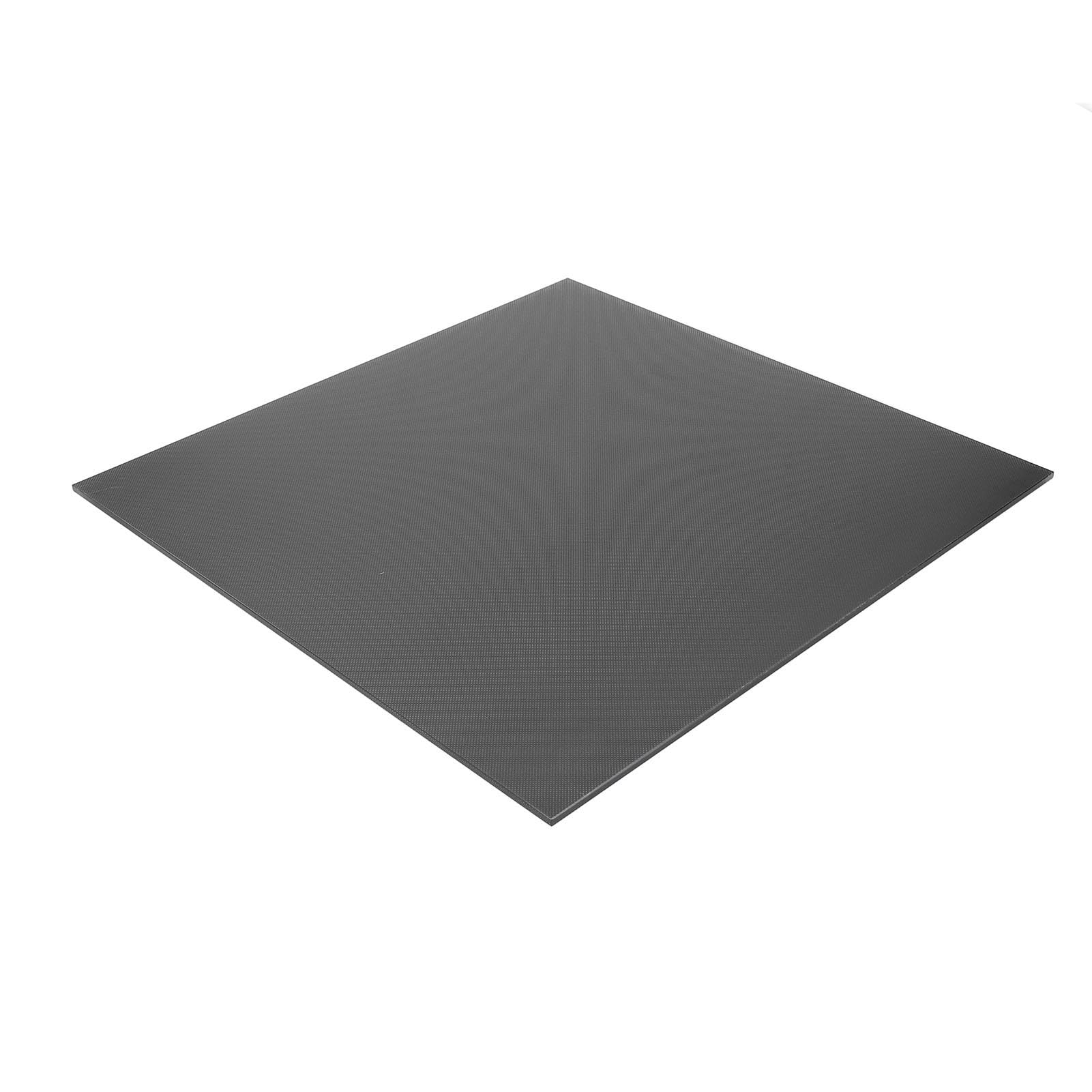 Eujgoov Impresora 3D PEI Cama de Impresión Placa de Construcción Plataforma Hoja de Tablero Magnético Flexible Calentado Resorte Acero con Vidrio Adhesivo para Ender 5 Plus Impresión de 377x370 Mm