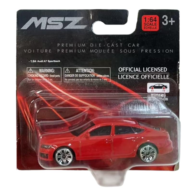 Die Cast - 1:64 Audi A7 Sportback (Red) : Amazon.ca: Toys & Games