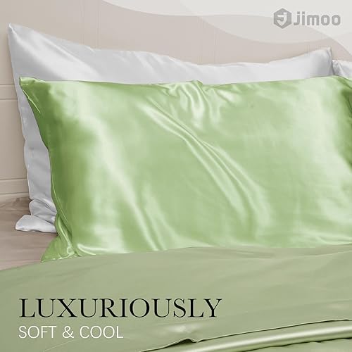 Vista 64 de Funda de almohada 100% seda de morera para cabello y piel, 22 Momme seda natural pura de ambos lados con cremallera, funda de almohada para mujeres