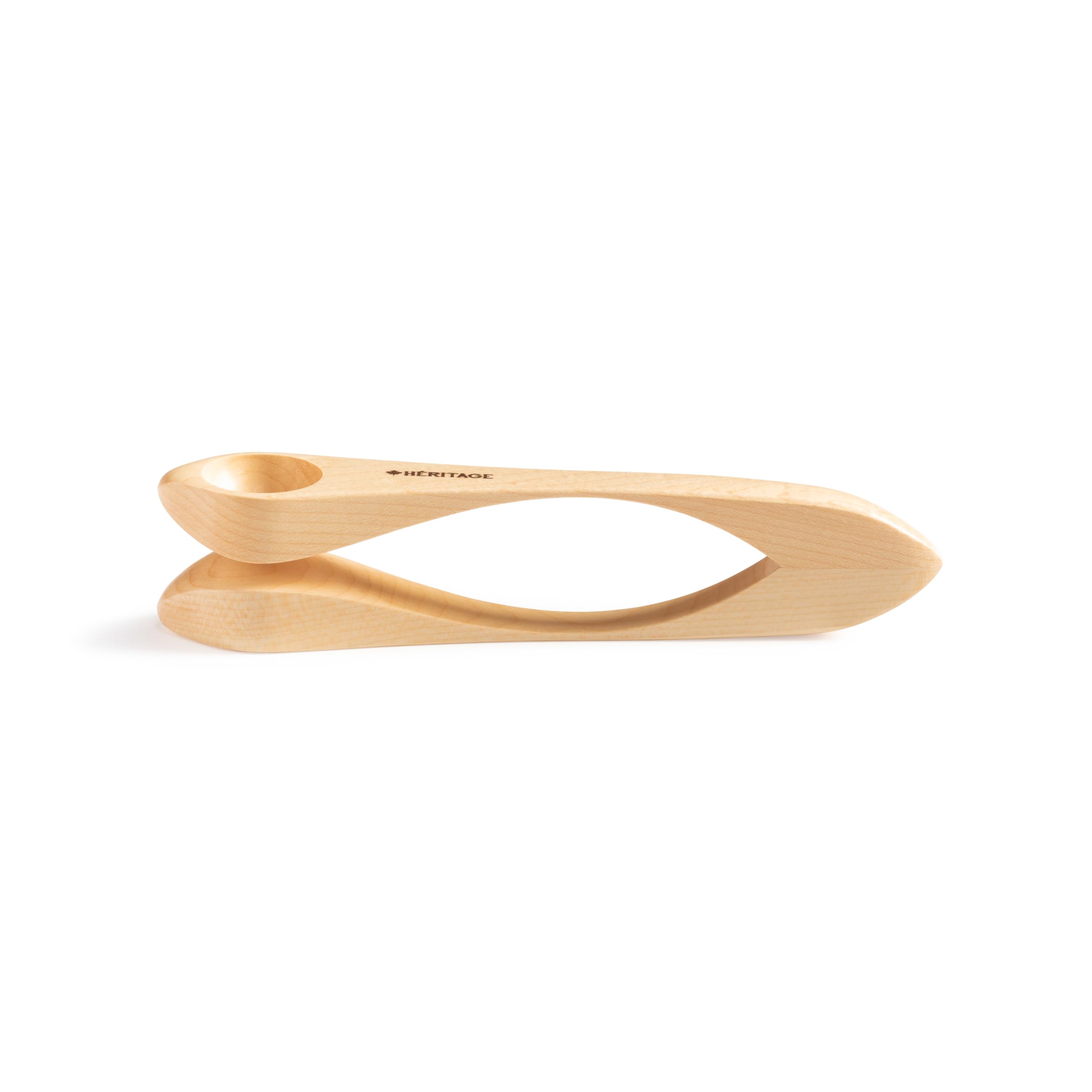 Heritage Musical Spoons Instrumento de percusión, hecho a mano, madera de arce canadiense, gran regalo para todas las edades con cualquier experiencia musical, pequeño, natural