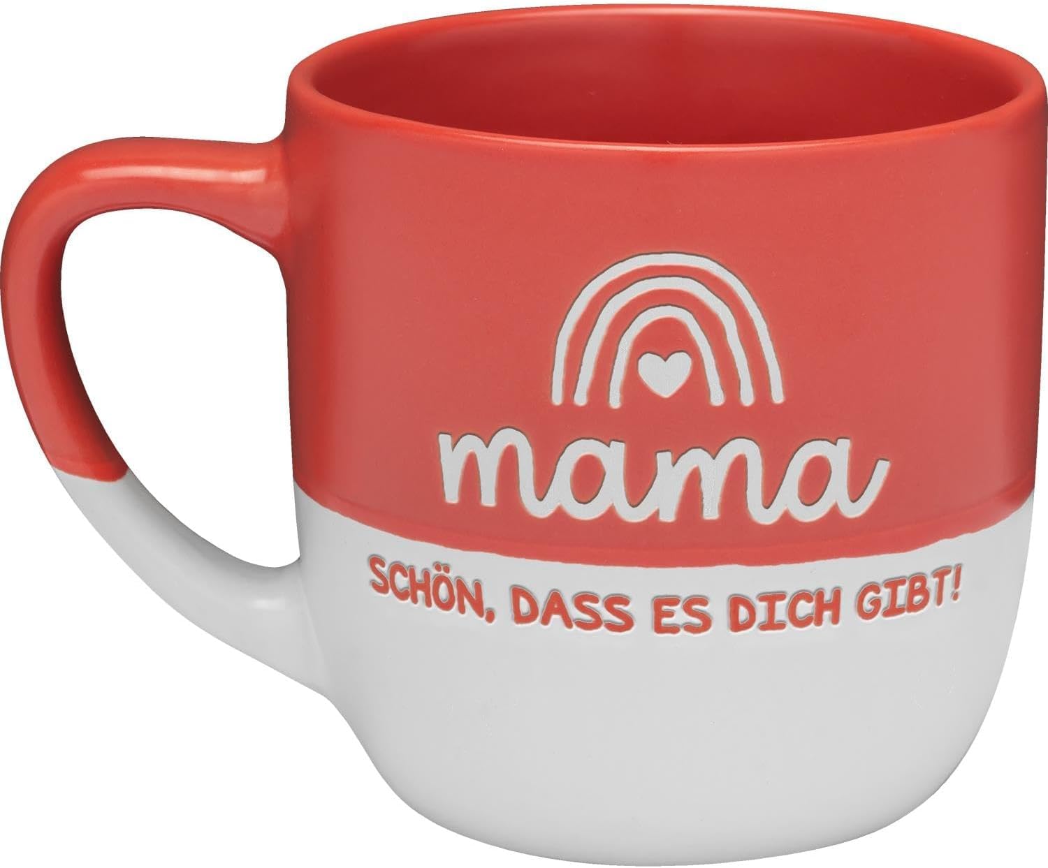 GRUSS & CO 48784 Mug with Mama, Beautiful Motif Coffee Mug Stoneware 40 cl Mug in Gift Wrap Gift for Her