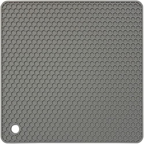 Miniatura 4 de Juego de 4 alfombrillas de silicona para salvamanteles, almohadillas para ollas, manteles suaves para encimera de cocina, mesas, platos calientes,