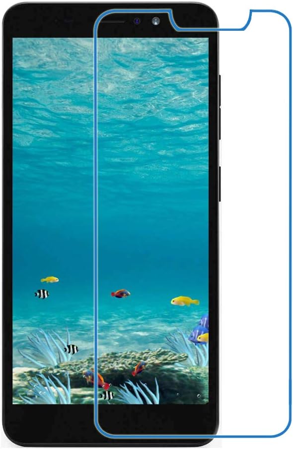 Orbic Wonder Screen Protector (Verizon), [2 Pack] Tempered Glass Screen Protector [Easy Installation] [Bubble-Free] [Case Friendly] for Orbic Wonder 2018