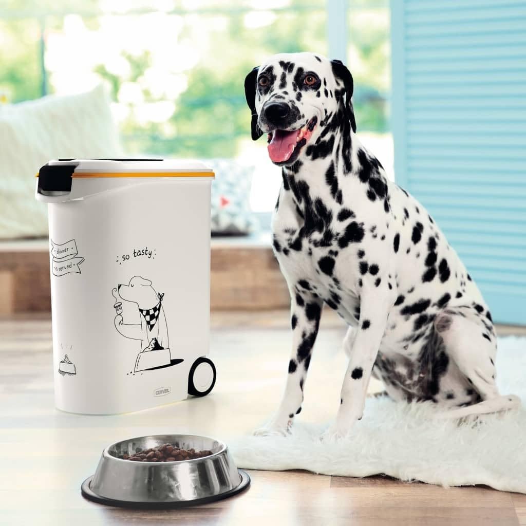 GHG Curver K&Bz Curver Futterbehälter für Hunde, 54 l, 2000 g