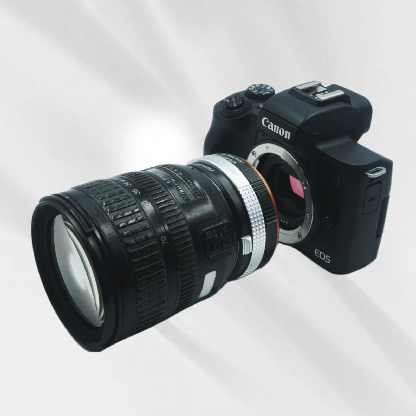 Canon EOS M3 EF-M 15-45mm ファインダー アダプター Canon EOS M3 EF